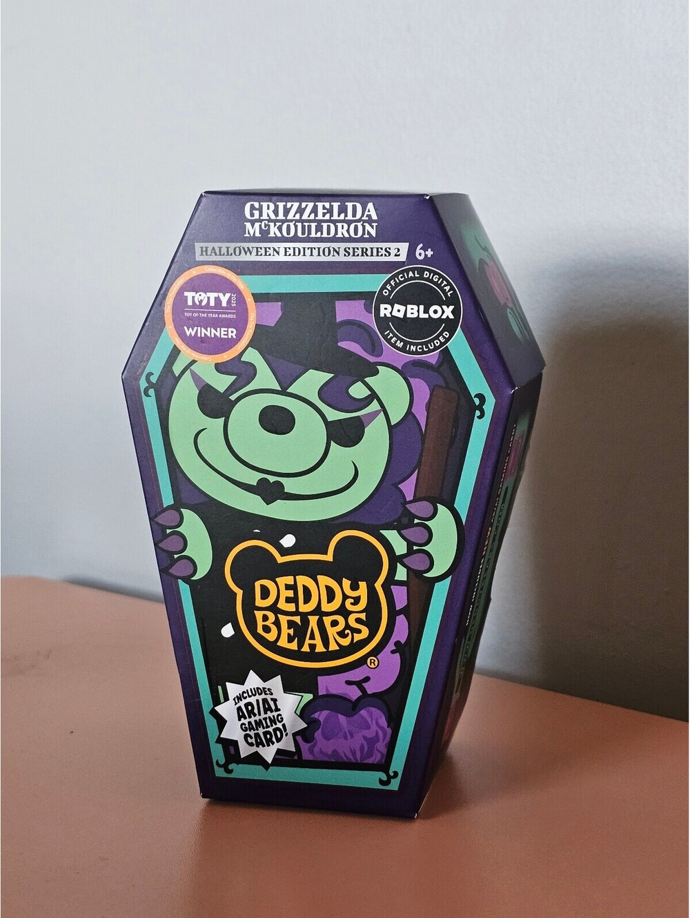 Deddy Bears - Grizzelda M'Kouldron 6in Plush - Roblox Gaming Card Included!